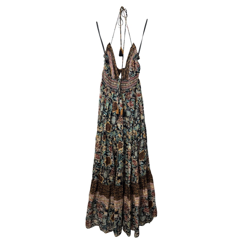 Free People Brown Floral Halter Maxi Dress - Picture 4 of 8